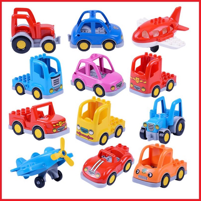 Hãng Goorock -Mô hình các loại xe và máy bay tương thích với lego duplo