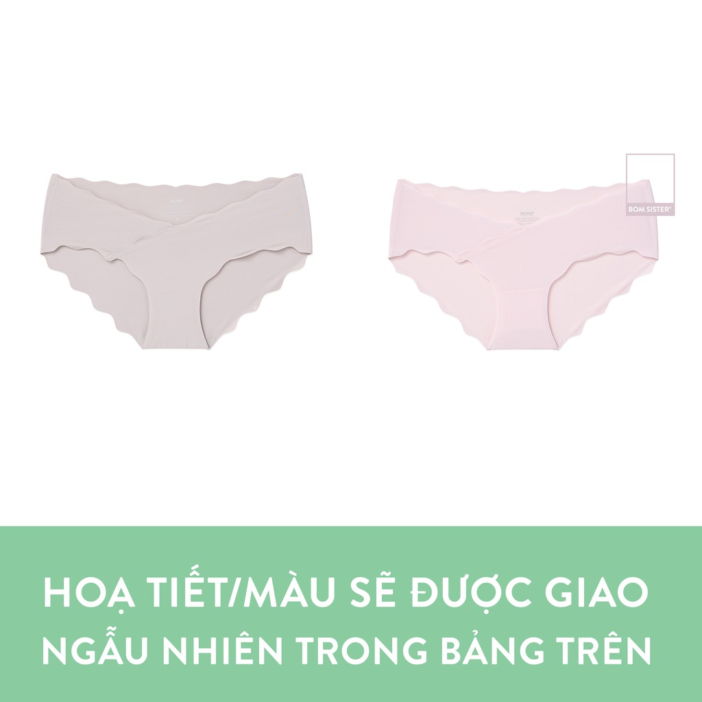 [Mã FARSBR99A giảm 10% đơn 99K] Quần lót su viền màu trơn chuyên dụng cho mẹ bầu BOM SISTER Q8009 | BigBuy360 - bigbuy360.vn