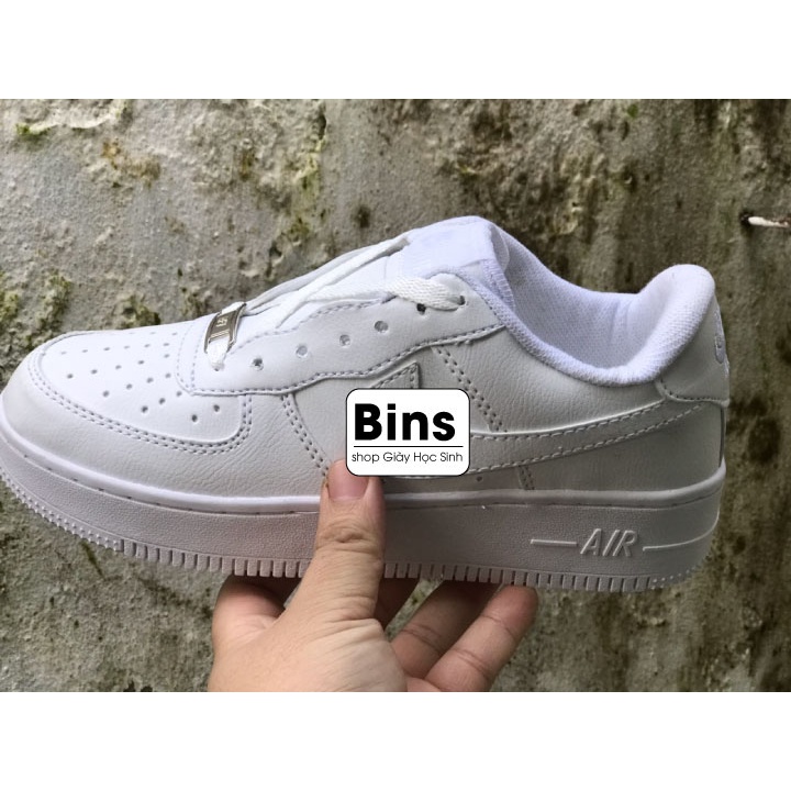 Giày thể thao nam nữ độn đế giá rẻ,  Giày thể thao nam nữ sneaker full trắng full sz 36-43