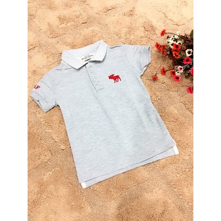 Áo thun Bé Trai Abercrombie & Fitch Xám Trơn