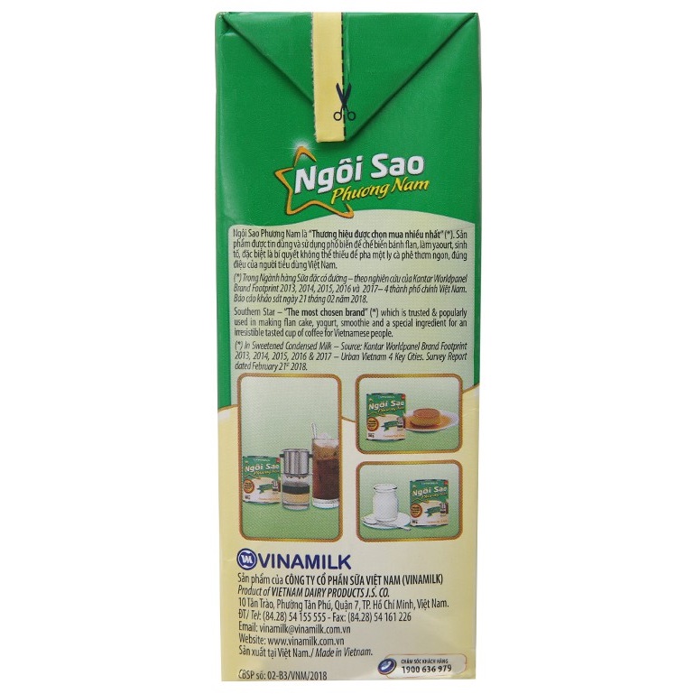 Sữa Đặc Ngôi Sao Phương Nam 1284gr