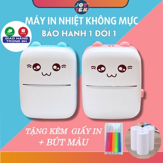 Máy in nhiệt Mini Bluetooth, Máy in ảnh, tài liệu, Phao, Nhãn dán, Hóa đơn không cần mực