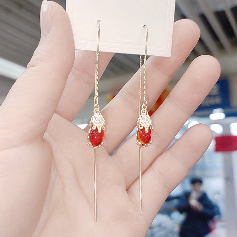 Iyao Khuyên Tai Móc Hình Tỳ Hưu Cầu May Mắn