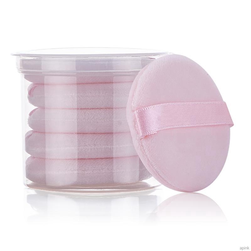 Set 5 Mút Trang Điểm Hình Tròn Sử Dụng Được Cả Khi Khô Và Ướt