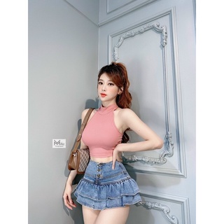 Áo ba lỗ nữ cổ yếm