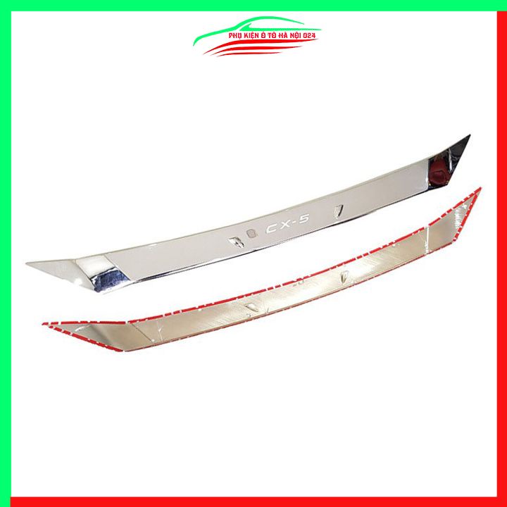 Ốp trang trí mặt ca lăng, viền mí capo CX5 CX-5 2018-2022