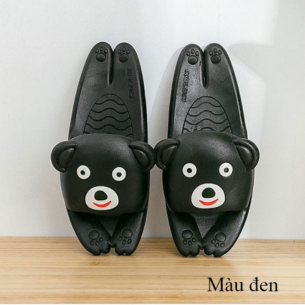 DÉP NỮ NAM UNISEX QUAI NGANG, DÉP TRONG NHÀ CON GẤU CỰC XINH, DÉP ĐI TRONG NHÀ THỜI TRANG CUTE CAO CẤP