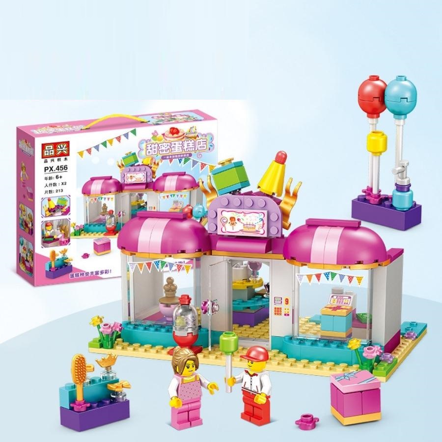 Đồ chơi xếp hình ICE CREAM CAR 623 chi tiết, đồ chơi 1 trong 2, 12 trong 1, lắp ráp xe ô tô bán kem cho bé Thanh Xuân