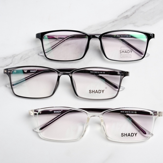 Gọng Kính Cận Nhựa Dẻo TR90 Shady Unisex G1761 (Nhiều Màu)