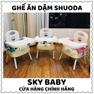 Ghế ăn dặm cho bé Shuoda hình gấu 2 chế độ ngồi ăn dặm kiểu nhật và BLW cho bé từ 6 tháng chính hãng Zozon phân phối