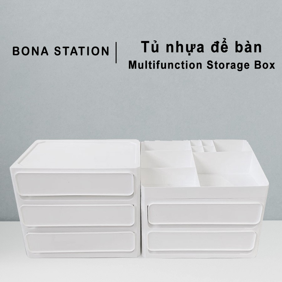 Tủ nhựa ngăn kéo đựng đồ để bàn Multifunction storage box | BCT003