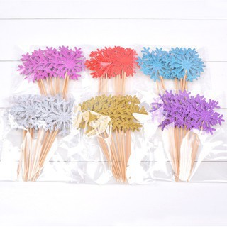 que cắm bánh [FREESHIP] topper bông tuyết