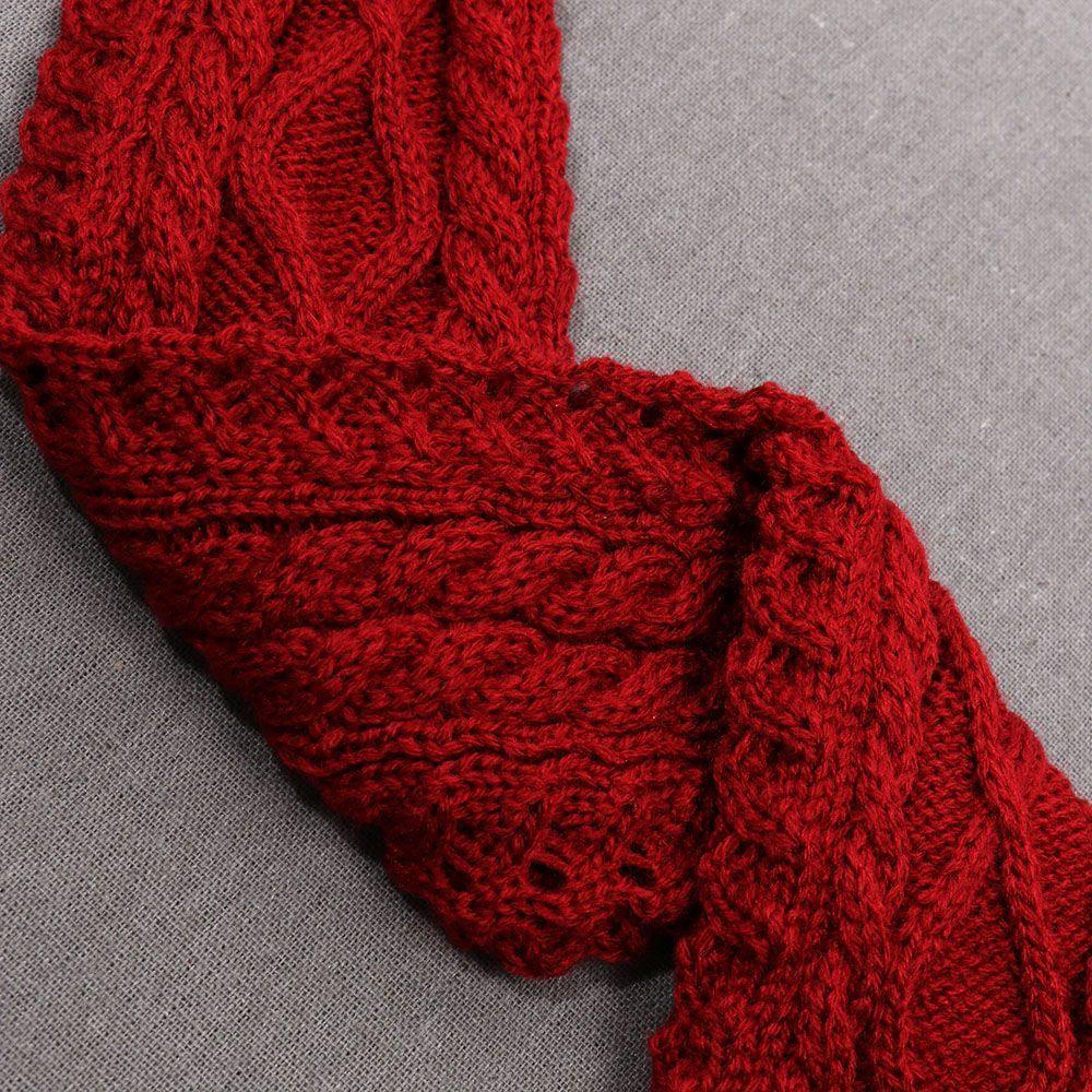 Vớ Đan Len Giữ Ấm Chân Thời Trang Giáng Sinh Cho Nữ