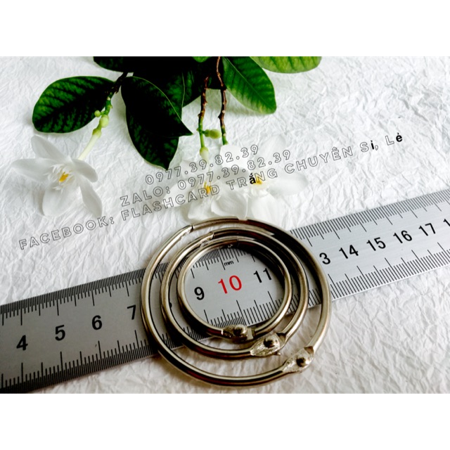 KHOEN TRÒN dùng để xâu thẻ FLASHCARD HỌC NGOẠI NGỮ