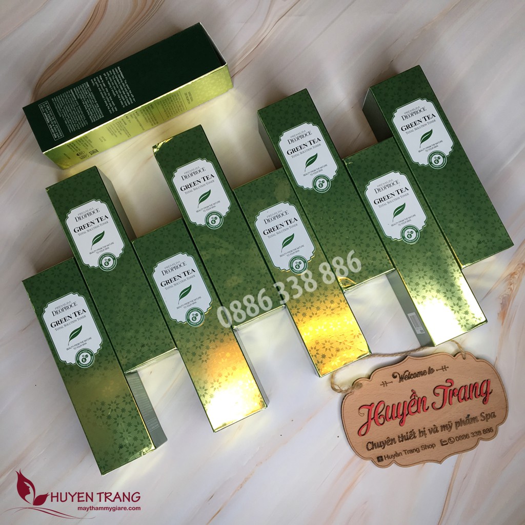 Nước Hoa Hồng GREEN TEA DEOPROCE - Thẩm Mỹ Huyền Trang