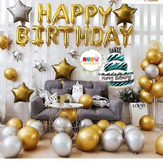 Set bóng trang trí sinh nhật người lớn