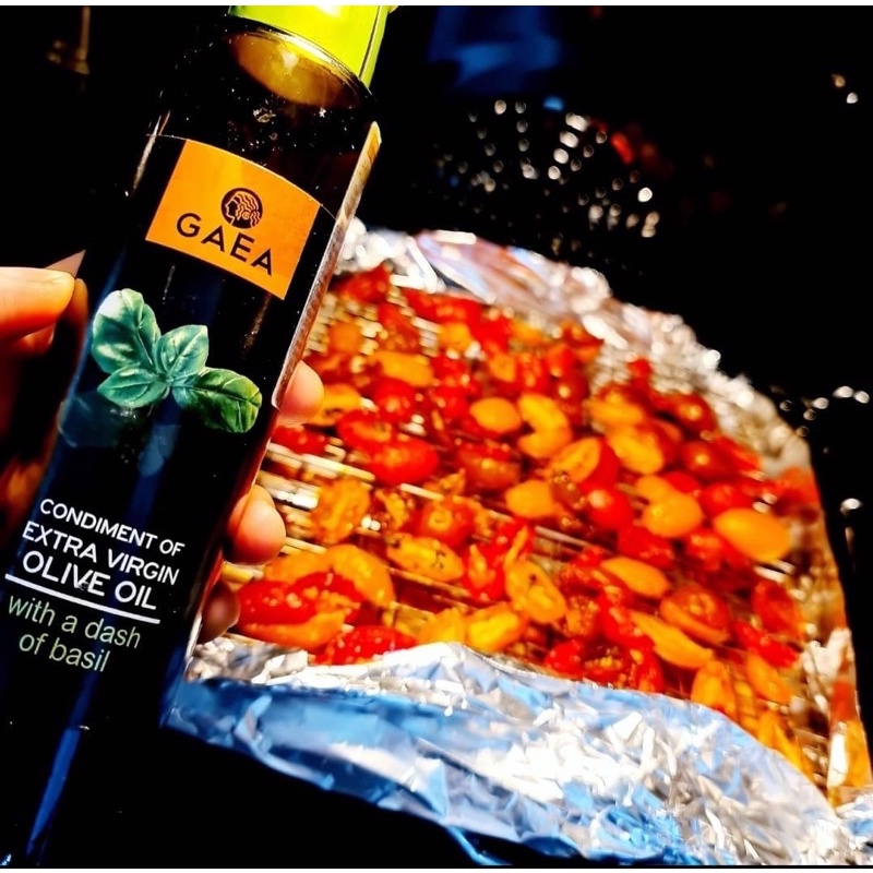 Dầu ô liu nguyên chất hương Húng quế/Chanh/Tỏi/Vùng Sitia/Giấm balsamic nhãn hiệu GAEA 250ml