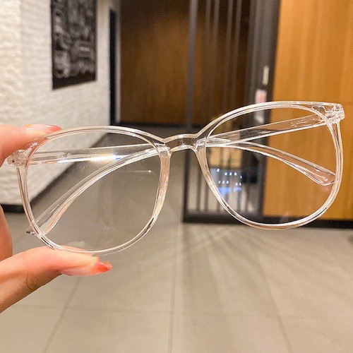 Mắt kính gọng vuông tròn trong suốt NPPK006
