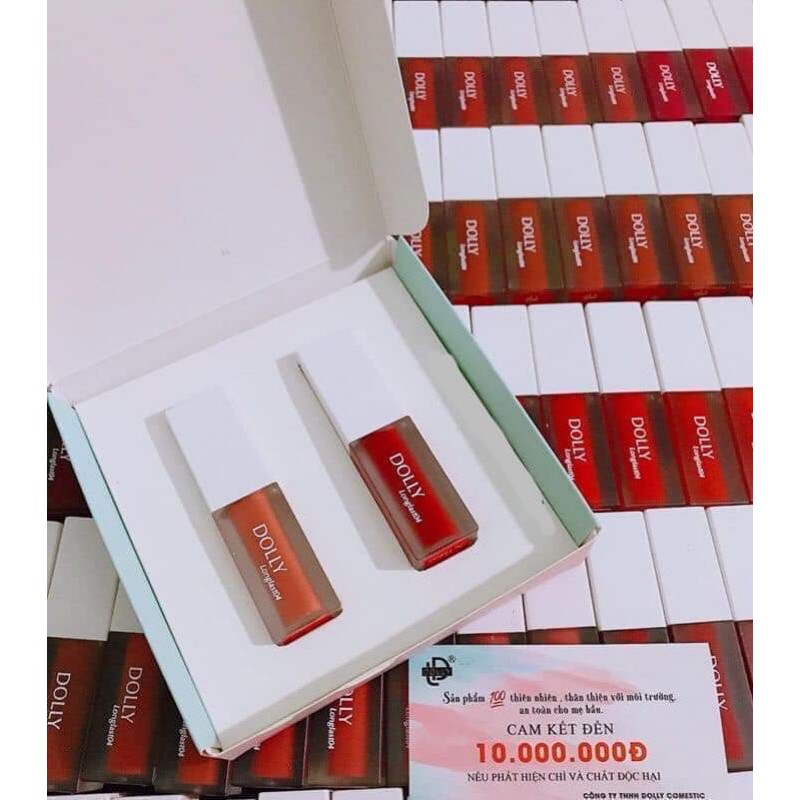 [ Màu Đỏ Cam ]Màu Son Quốc Dân Dolly lipstick son không chì mềm môi | BigBuy360 - bigbuy360.vn