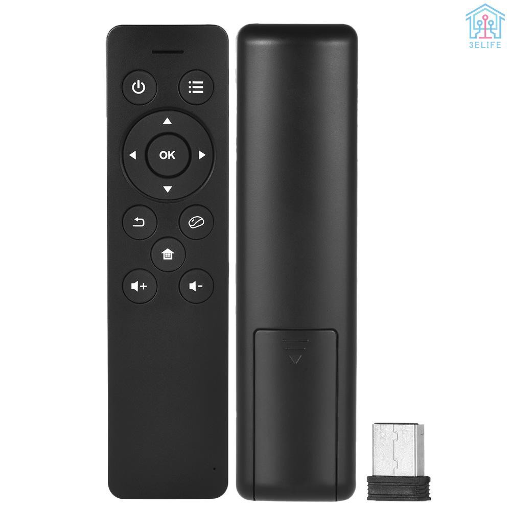 【E&amp;V】2.4GHz Wireless Remote Control with USB 2.0 Receiver Adapter for Smart TV Android TV Box Google TV HTPC