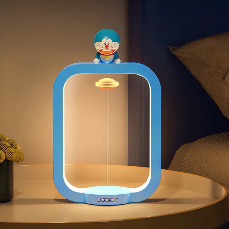Đèn treo từ tính cảm ứng Doraemon chất liệu PVC độc đáo làm đèn ngủ,đèn bàn, quà tặng bạn bè người thân-Ráp