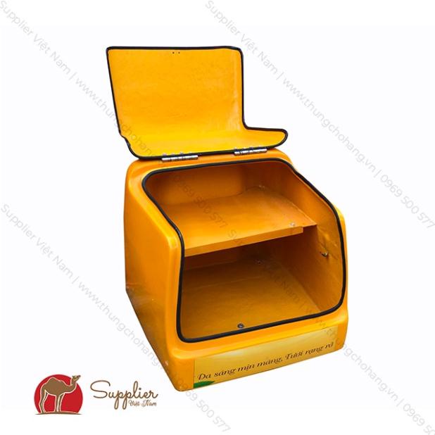 Thùng composite chở hàng giao nhận bằng xe máy kích thước 55x45x45 MSP: TCH003