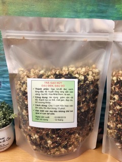 1 Kg Trà Gạo Lứt đỗ đen rang củi rất thơm