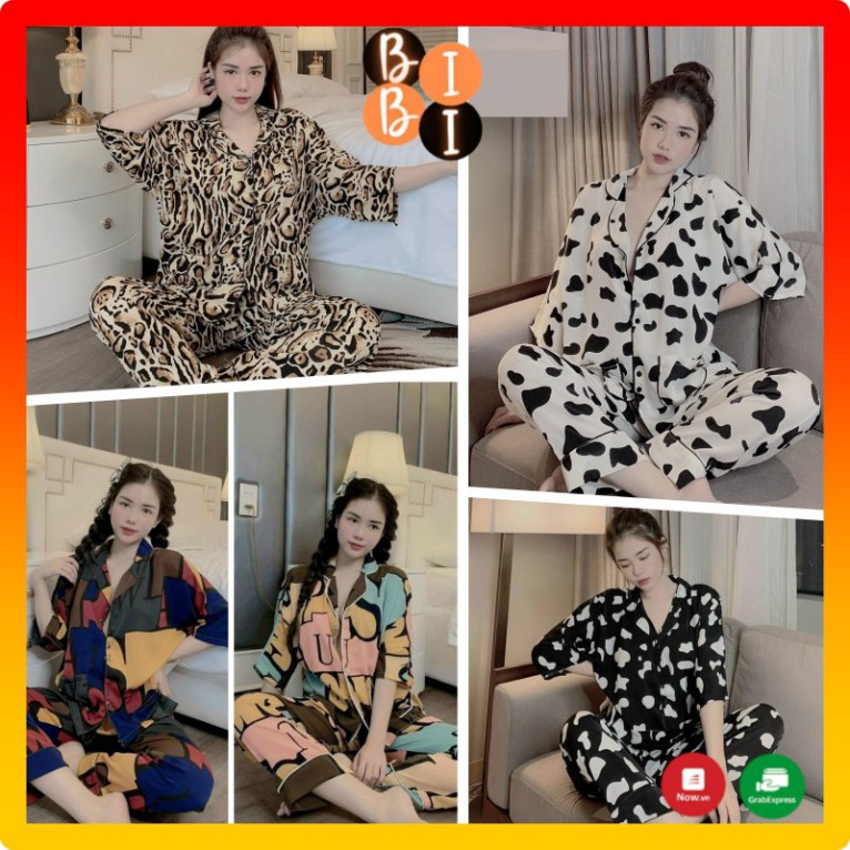 Đồ Bộ Nữ Pijama Lụa Mango -  Cánh Dơi Cộc Dài   *MA-CD-00  #Đồ Ngủ | Pyjama