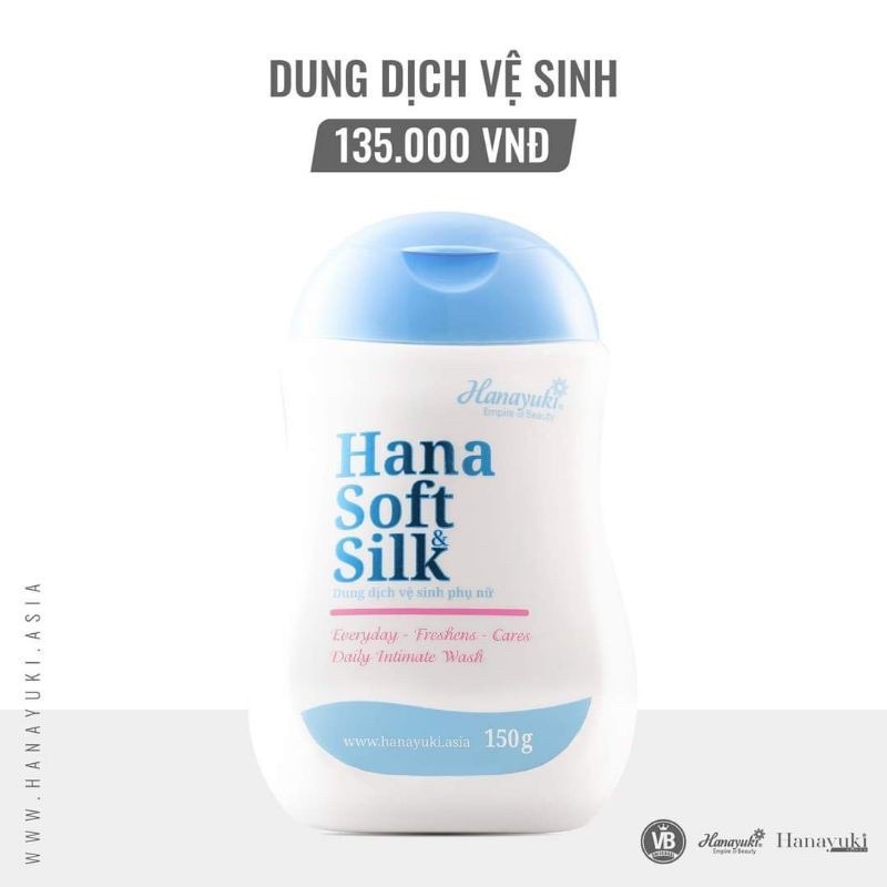 (Chính hãng 1000%) Dung Dịch Vệ Sinh Hana Soft Silk