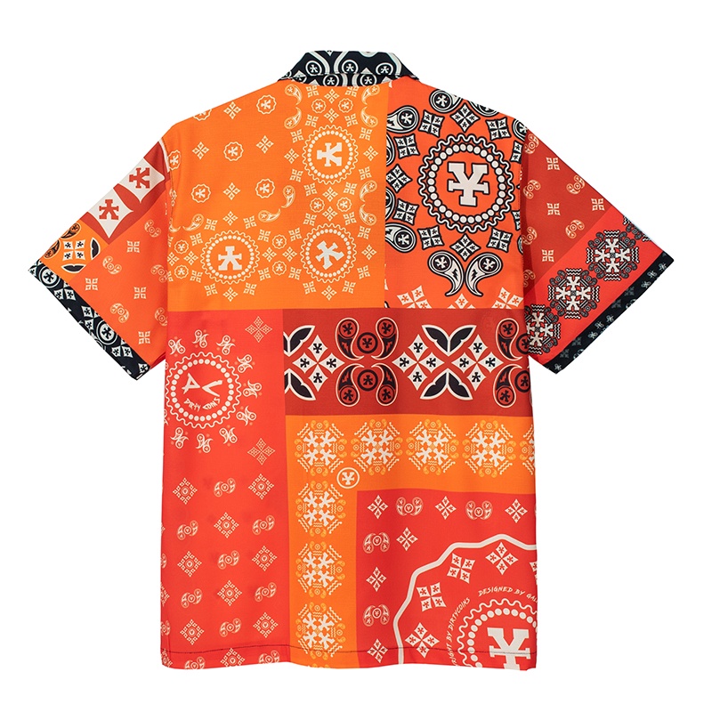 Áo sơ mi DirtyCoins Patchwork Bandana Shirt