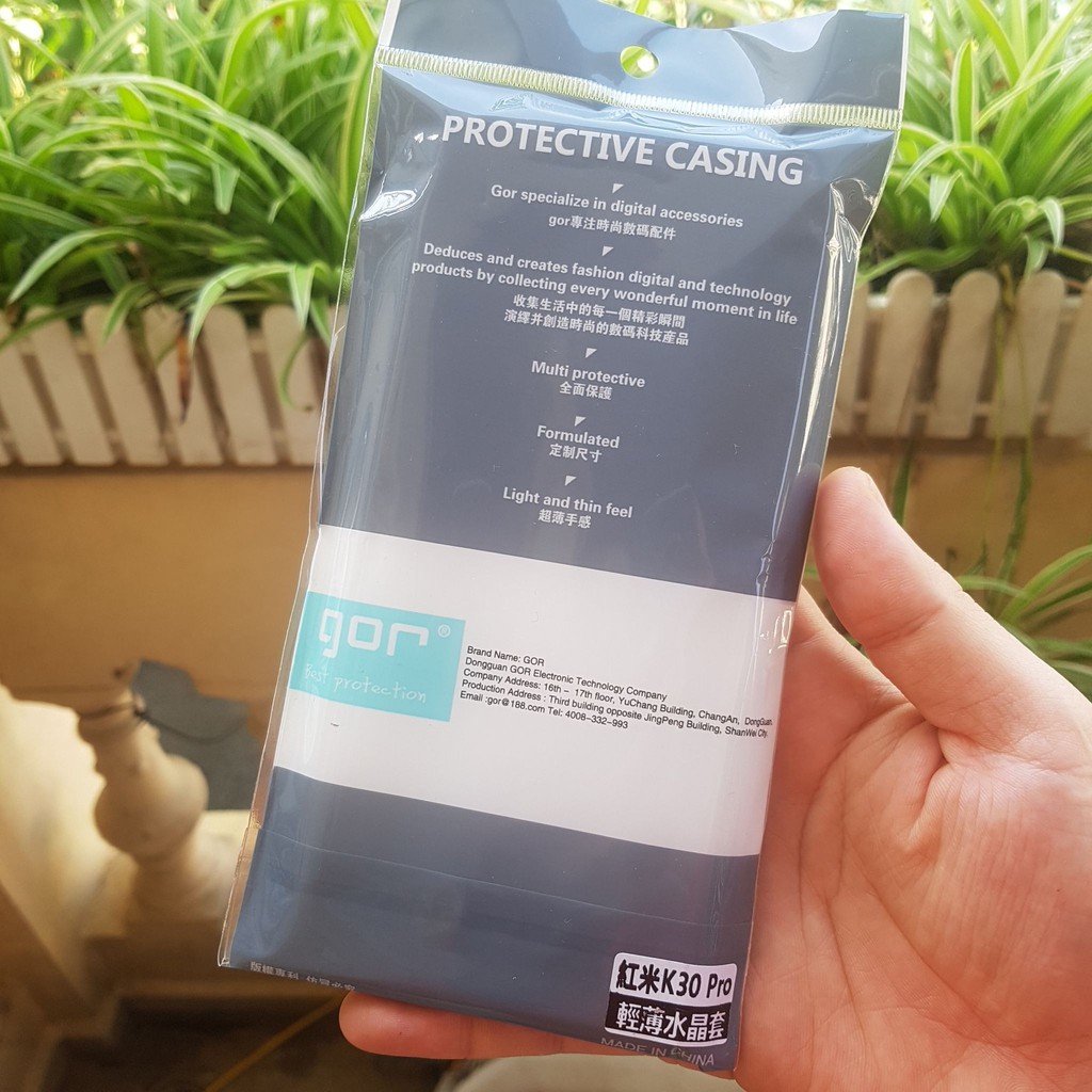 Ốp Silicon GOR cho Xiaomi Redmi K30 Pro, K30 Ultra - gờ bảo vệ Camera
