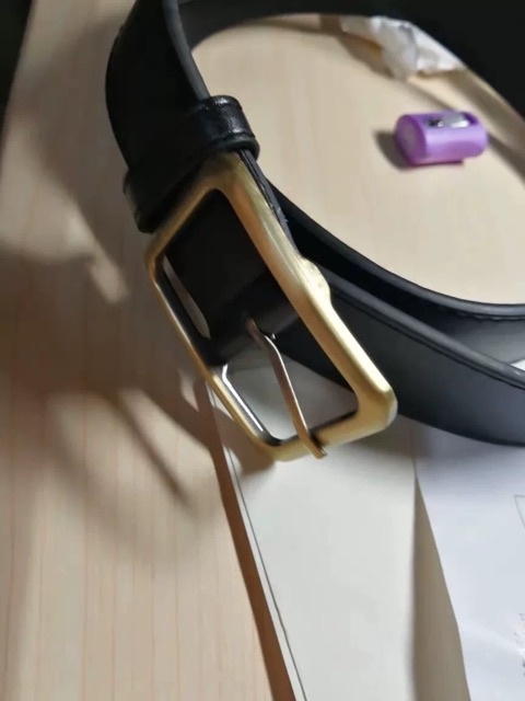 Belt-dây lưng mặt khuyết chữ nhật retro