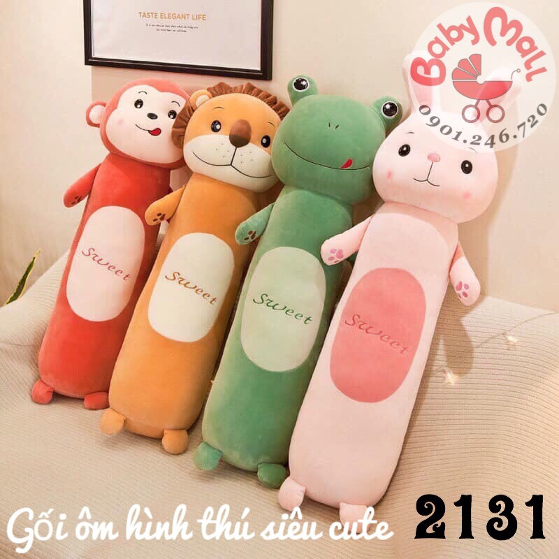 Gối ôm hình thú siêu cute( hình thật) 2131