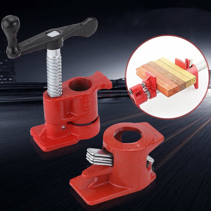 1 Bộ Kẹp Ống Keo Chữ F Đánh Bóng Bề Mặt Gỗ