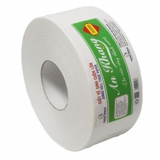 Giấy vệ sinh cuộn lớn 900g (dày, mịn, dai)