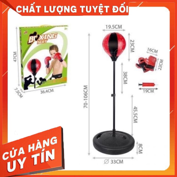 [ Free ship ] Bộ BOXING Đấm Bốc Size Trẻ Em Siêu Đẹp [FREESHIP]