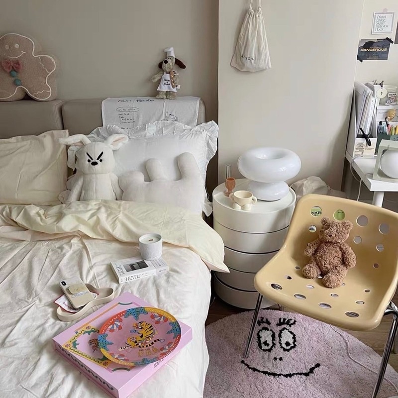 Ghế phô mai Hàn quốc decor, quán cà phê