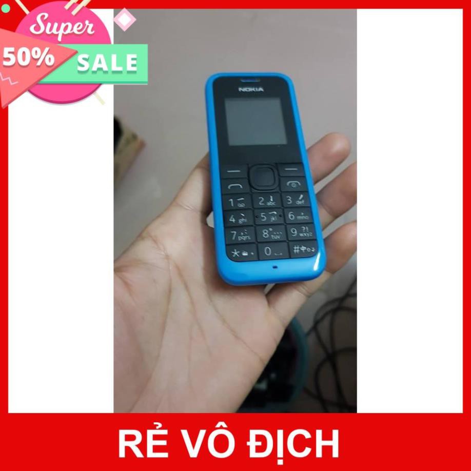 Điện Thoại Nokia 105 Bản 2 Sim Zin Chính Hãng kèm pin sạc