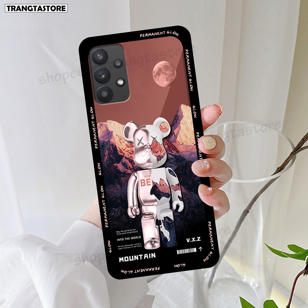 Ốp lưng Samsung A32 4G 5G - A52 - A52s -  A72 in hình gấu Bearbrick,Mountain,xanh,đen,đỏ giá rẻ