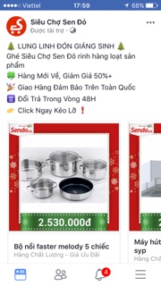 BỘ NỒI FASTER 5 món(NY: 2.980.000 đ)