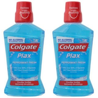 Combo 2 chai nước súc miệng Colgate Peppermint 500ml