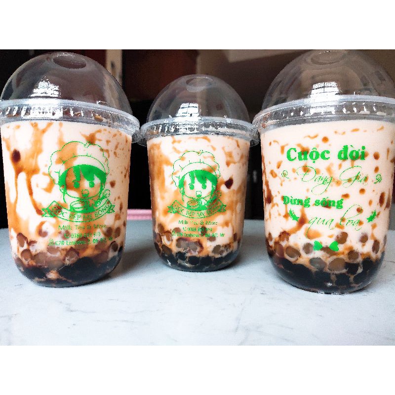 Set trà sữa trân châu Tươi 12 - 15 cốc. Xuất xứ Việt Nam