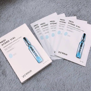 Combo 10 MẶT NẠ WONJIN EFFECT MEDI HYDRO VIAL CONCENTRATED AMPOULE MASK 30ml