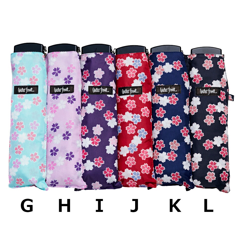 CÓ BILL-Ô dù che nắng che mưa Waterfront Nhật bản siêu nhẹ mini bỏ túi 50cm- chính hãng