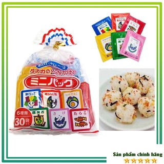 Gia vị rắc cơm Tanaka Furikake nội địa Nhật 30 gói