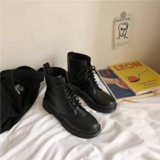 Giày da cổ cao QC [ hàng od 7-9 ngày]