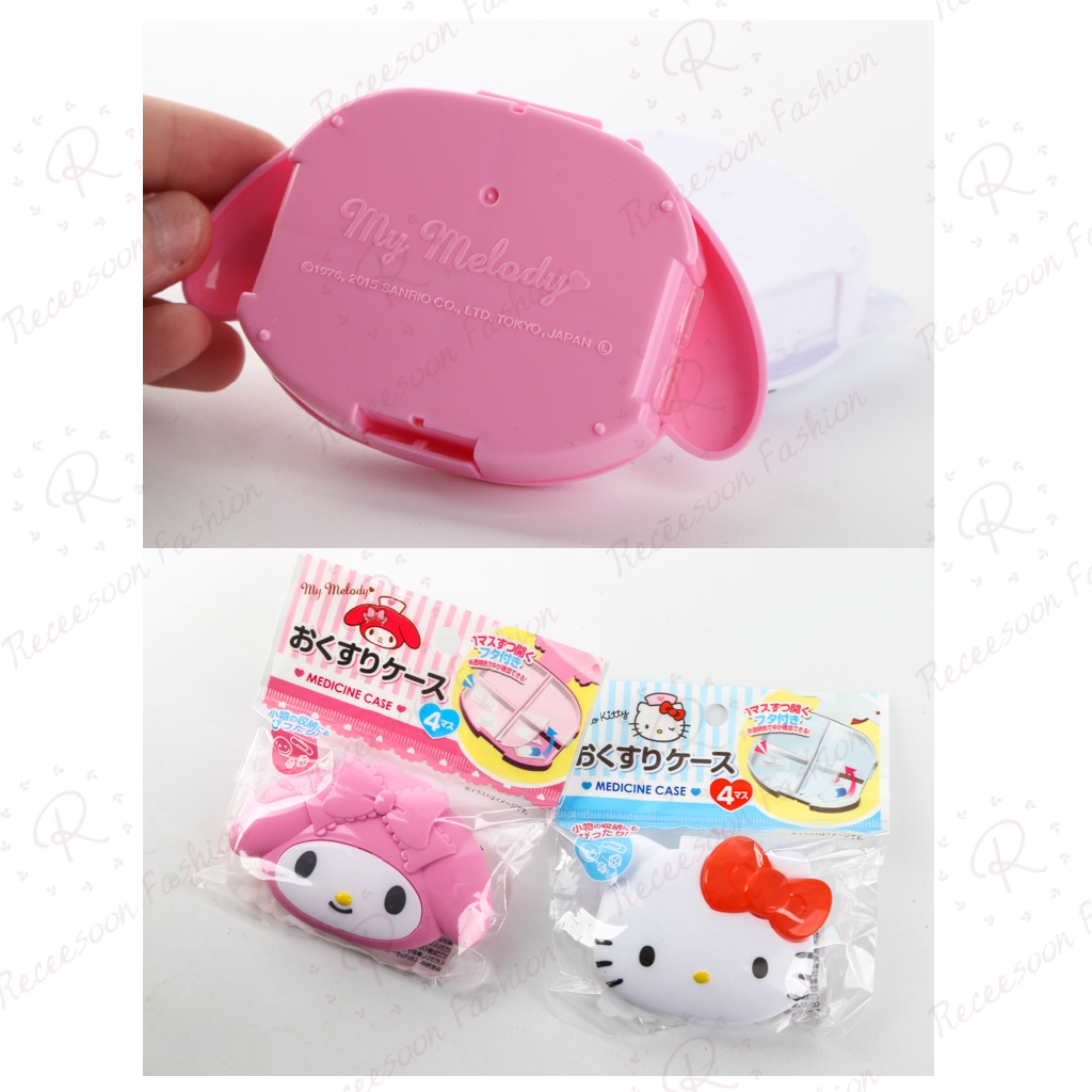 Hộp đựng thuốc mini hình Hello Kitty