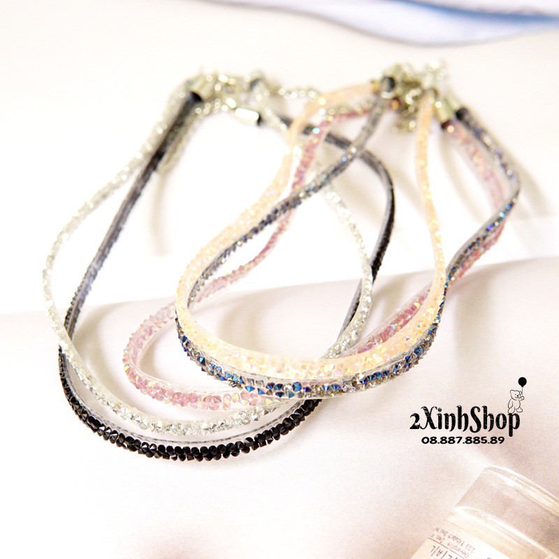 Vòng cổ choker dự tiệc siêu lung linh - CK008