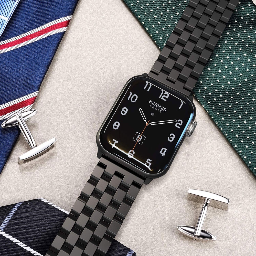 Dây Đeo Bằng Thép Không Gỉ Cho Đồng Hồ Apple Watch 7 6 SE 5 4 3 45mm 41mm 44mm 40mm 38mm 42mm