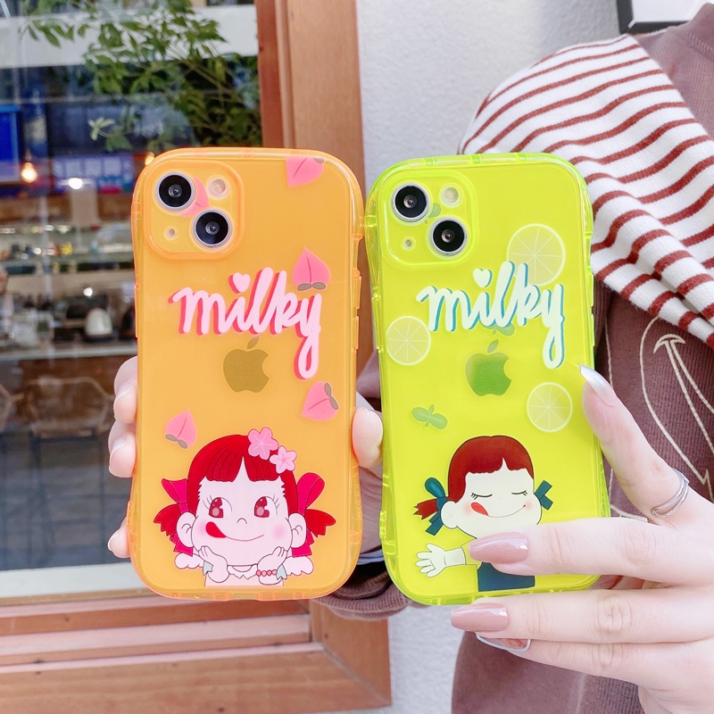 Ốp Điện Thoại Chống Sốc Màu Dạ Quang Thời Trang Cho iPhone 13 12 11 Pro Max 7 8 Plus X XS Xr XS Max 12 Pro 13 Pro 13 Pro Max
